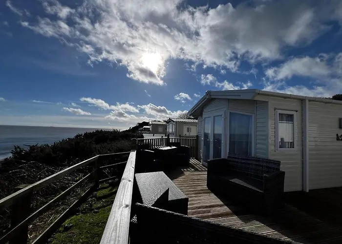 6 Berth Caravan With Stunning Sea Views And Decking To Relax On, Ref 32048Az