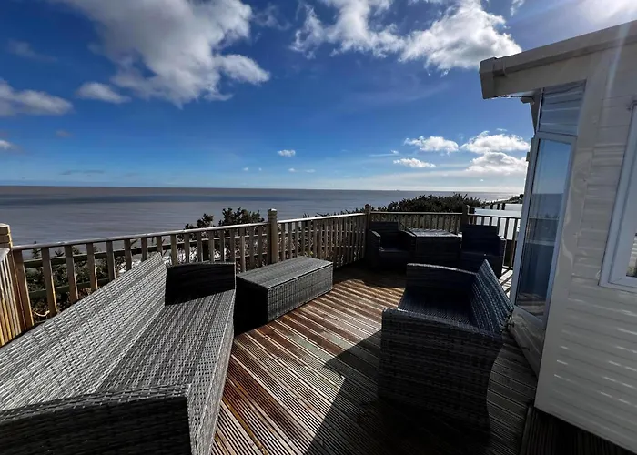 6 Berth Caravan With Stunning Sea Views And Decking To Relax On, Ref 32048Az
